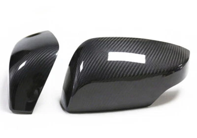 Tapa de cubierta de espejo retrovisor de fibra de carbono real apta para Subaru WRX STI 2015-2021 Foto 1 de 4