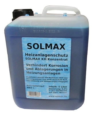25,80 €/L SOLMAX KH Konzentrat Korrosionsschutz für Heizanlagen 5