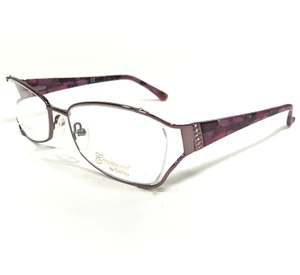 Safilo Eyeglasses Frames EMOZIONI 4346 0NEH Purple Crystals Semi Rim 52-17-130 - Picture 1 of 13