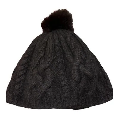 Eugenia Kim Gorro Negro Bebé Alpaca con Pompón Foto 1 de 4