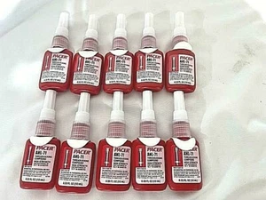 10 Pack of Pacer ANL-71 Threadlocking Compound High Strength 0.33oz Each - Picture 1 of 1