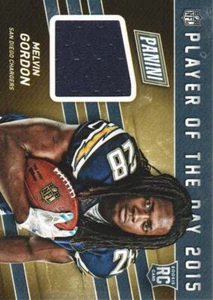 2015 Panini Player of the Day Football Rookie Material JERSEY #6 Melvin Gordon - Picture 1 of 2