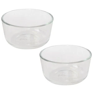 Pyrex 7202 Simply Store 1-Cup Round Clear Glass Food Storage Bowl (2-Pack) - Picture 1 of 3