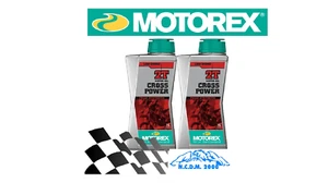 2 LITRI OLIO MOTORE MOTOREX CROSS POWER 2T SINTETICO 2 TEMPI MOTO OFF ROAD - Imagen 1 de 2