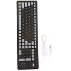 USB Wired Keyboard Foldable Silicone Portable Notebook Working Computer Laptop