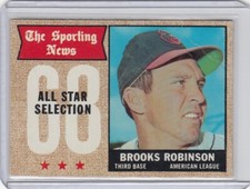 AM: 1968 Topps Baseball Card #365 Brooks Robinson AS Baltimore Orioles - VG