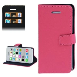 Etui na telefon komórkowy (Flip Quer) do telefonu komórkowego Apple iPhone 5C różowe / purpurowe - Zdjęcie 1 z 6