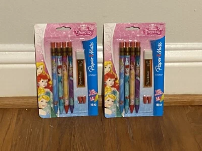 Lápis mecânicos Paper Mate Disney Princess pacote com 8 1,3 mm HB #2 chumbo extra - Imagem 1 de 2