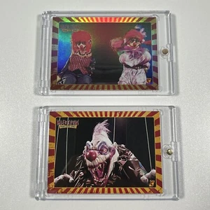 Killer Klowns From Outer Space Rosebud Daisy Holo 24 & Klownzilla Cards IN CASES - Picture 1 of 12