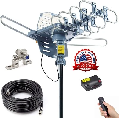 Mejor Antena De Tv Abierta Afuera Digital Para Ver Cable Gratis Smart Satelital - Image 1 of 4