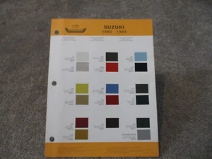 PAINT COLOR SUZUKI  1980/84 PAINT CHIPS - Picture 1 of 2