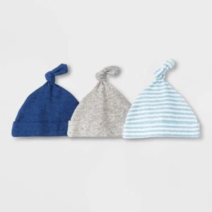 3 Pack Baby Newborn Hats - 0-6 months - Picture 1 of 1