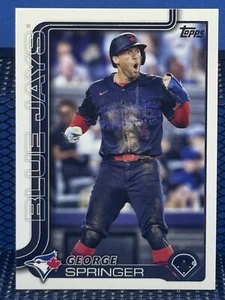 2025 Topps Serie Uno George Springer Toronto Blue Jays Base 82 - Imagen 1 de 2