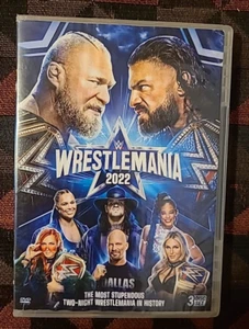 WWE : Wrestlemania 2022 38 (DVD, 3 Disc Set, Region Code 1) - Picture 1 of 5