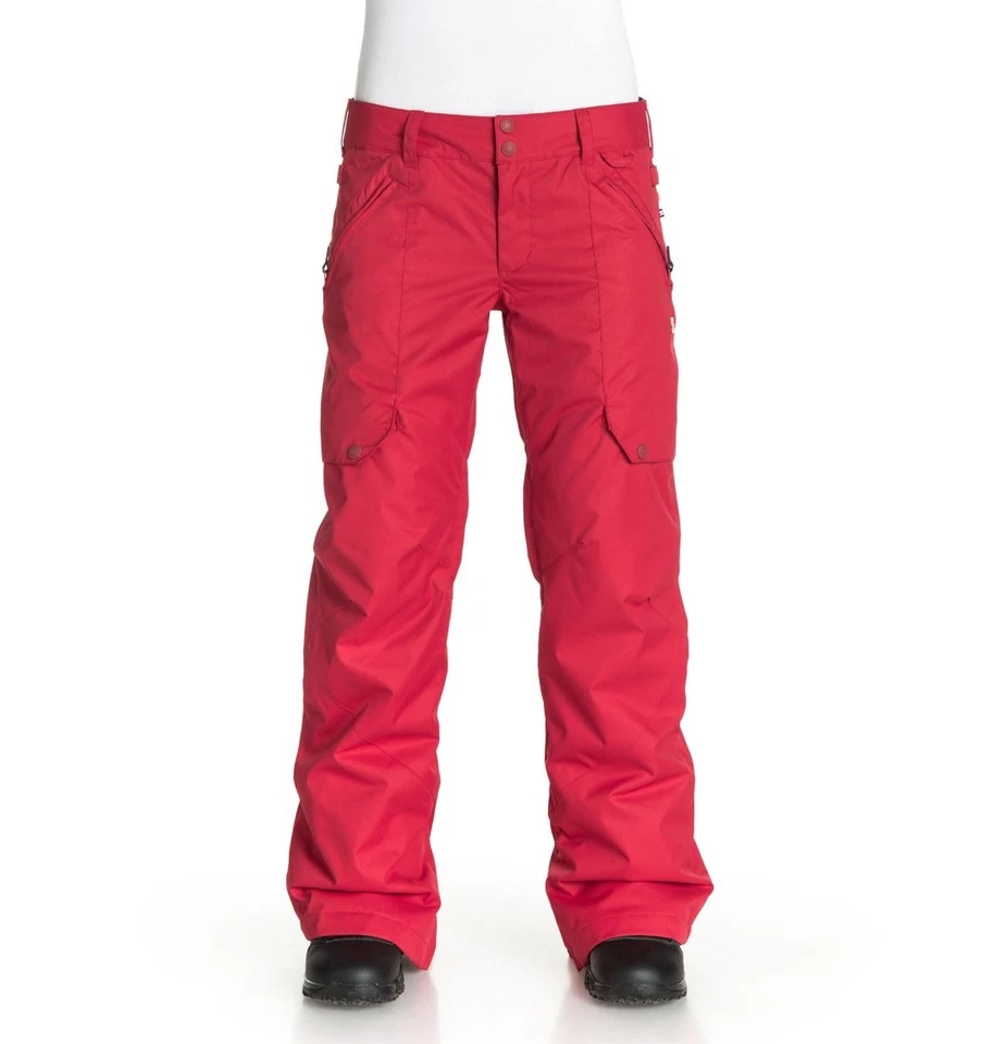 Nuevos pantalones de snowboard DC Ace para mujer medianos American Beauty rojos Foto 1 de 1