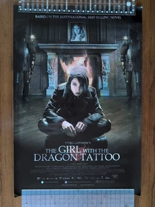 Póster original de la película Girl with the Dragon Tattoo 2009, 27X40 OPLEV NOOMI RAPACE - Imagen 1 de 6