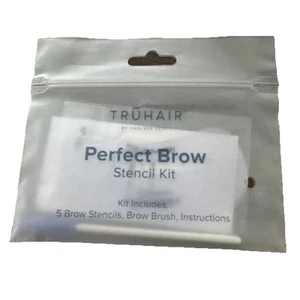 Truhair Perfect Brow Stencil Kit 5 Stencils & Brow Brush - Picture 1 of 4
