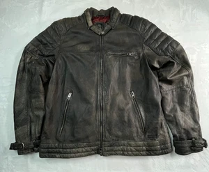 Chaqueta Harley Davidson XL para hombre piel de cordero envejecida gris 97131-16VM - Imagen 1 de 16