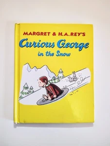 Curious George in the Snow Hardback Childrens Book Like New - Picture 1 of 5