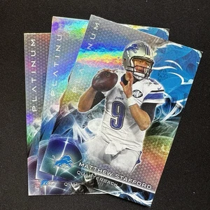 2015 Topps Platinum Matthew Stafford #36 Holo Foil 3x Lot - Detroit Lions - Bild 1 von 3