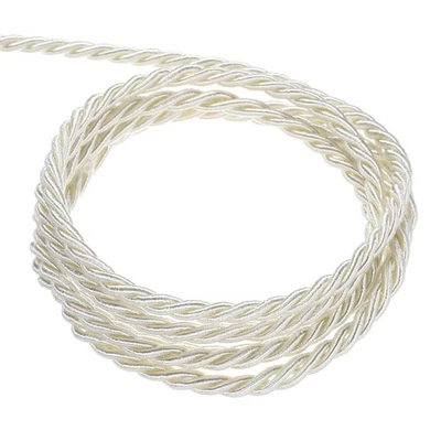 Corda Corda Torta, 22 Yard 3mm Corda Intrecciata a 3 Strati, Crema - 20m - Immagine 1 di 4