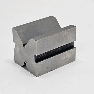 Mitutoyo n. Blocco macchinista dentellato a V 181-901 pezzo unico non coppia! - Foto 1 di 3