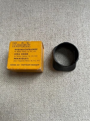 DE COLECCIÓN KODAK 50 MM CÁMARA PARASOL PARA RETINA IB IIC & IIIC EN CAJA #25241 Foto 1 de 4