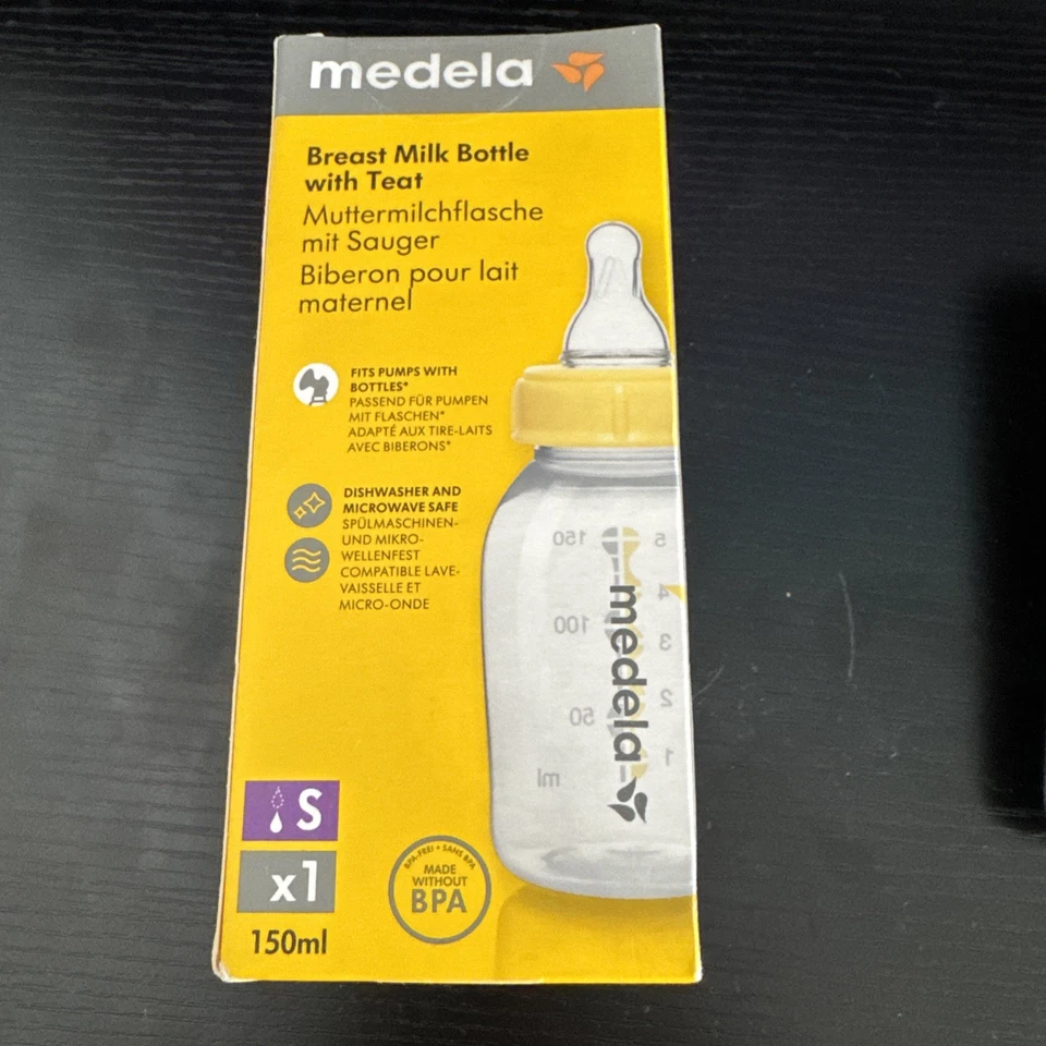 Medela Milchflasche mit Sauger S 150ml - Bild 1 von 1