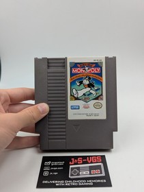 Monopoly NES Cartridge Only Authentic Tested Parker Brothers
