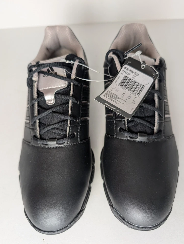 Adidas Golflite Ride Shoes Golf Cleats Womens Size 6.5 D Black Traxion Sole - Image 1 of 4
