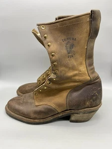 Chippewa Golden Crazy Horse #29405 Packer Holzfällerstiefel Leder zweifarbig 11EE - Bild 1 von 17