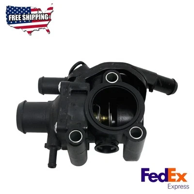 Carcasa termostato negra para Ford Focus Escape Contour 99-04 Mazda Tribute Foto 1 de 4