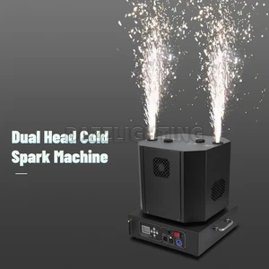 PAIDUN 1200W Double Head Spin Cold Spark Machine Firework Stage Effect Equipment - Picture 1 of 10