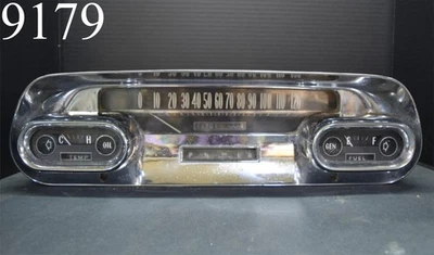 1958 Cadillac Series 75 Fleetwood Limo Dash Instrument Cluster Gauges 58 Panel - Image 1 of 4