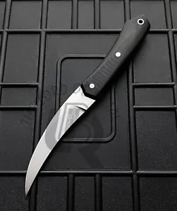 UBR CUSTOM HANDMADE D2 TOOL STEEL PIKAL KNIFE WITH MICARTA HANDLE - Picture 1 of 1