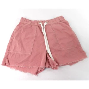 Women's No Boundaries Cut Off Tie Front Cotton Shorts S(3-5) NWT - Picture 1 of 4