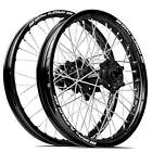 Sherco 450 2015 - 2023 Sm Pro Mx Snr Wheel Set 21/18 Black Rims Black Hubs Ss Si