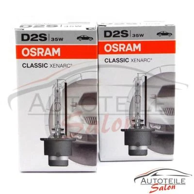 2x Osram D2S CLASSIC XENARC 66240CLC P32d-2 Xenonbrenner NEU Original SET DUO - Bild 1 von 4