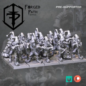 Unidad Santa Christmas Goblins, Mesa Juegos Escala 32mm Ejército Paquete Miniaturas - Imagen 1 de 14