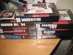 7 Juegos de Fútbol Super Nintendo John Madden 1992-98 ¡Todos Excelentes! - Imagen 1 de 10