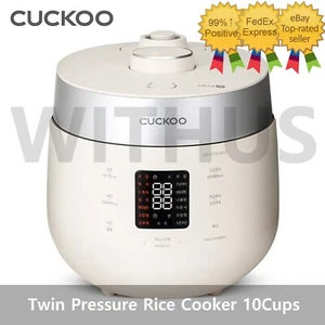 CUCKOO CRP-ST1010FGI 10Cups Twin Pressure Electric Rice Cooker Grace Ivory - Picture 1 of 5