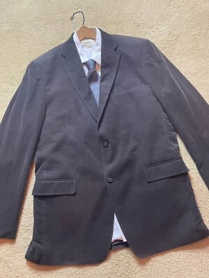 Para hombres Merona Marrón Pana Calce Clásico Abrigo Deportivo Cena Blazer Traje Chaqueta 44L Foto 1 de 4