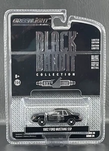 Greenlight 1:64 Black Bandit Collection 1982 Ford Mustang SSP *NEW* - Picture 1 of 5