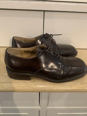 Barneys New York Mens Leather Lace Up Oxford Shoes Brown Men’s Sz 9.5 EUC - Image 1 of 4