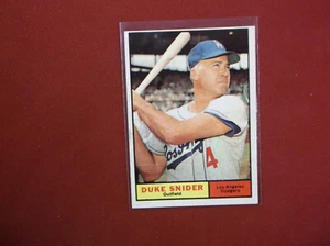 1961 Topps Baseball # 443 Duke Snider NMT O/C - Picture 1 of 3
