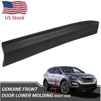 For Hyundai Santa Fe Sport 13-18 Front Passenger Door Lower Molding Door Garnish - Imagem 1 de 4