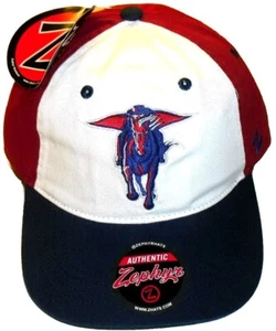 Texas Tech Red Raiders Red White Blue Zephyr Mens Strapback hat New Ncaa - Picture 1 of 4