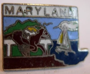 Maryland gebrauchte Hut Anstecknadel Krawatte Tac HP2430 - Bild 1 von 2