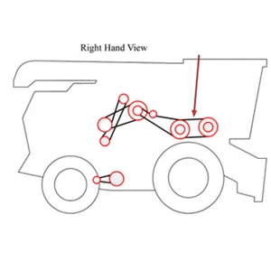87583907 New Feeder Drive Belt Fits Ford New Holland CR9040 CR9060 CR9070 C - Picture 1 of 5
