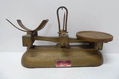 ANTIQUE AJAX BALANCE SCALES CAST IRON BY BATGER AUSTRALIA - Image 1 of 4